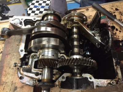 Splittet motor