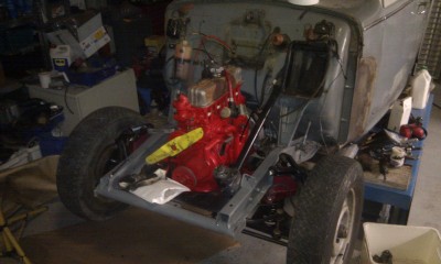 Motor på plass :-)
